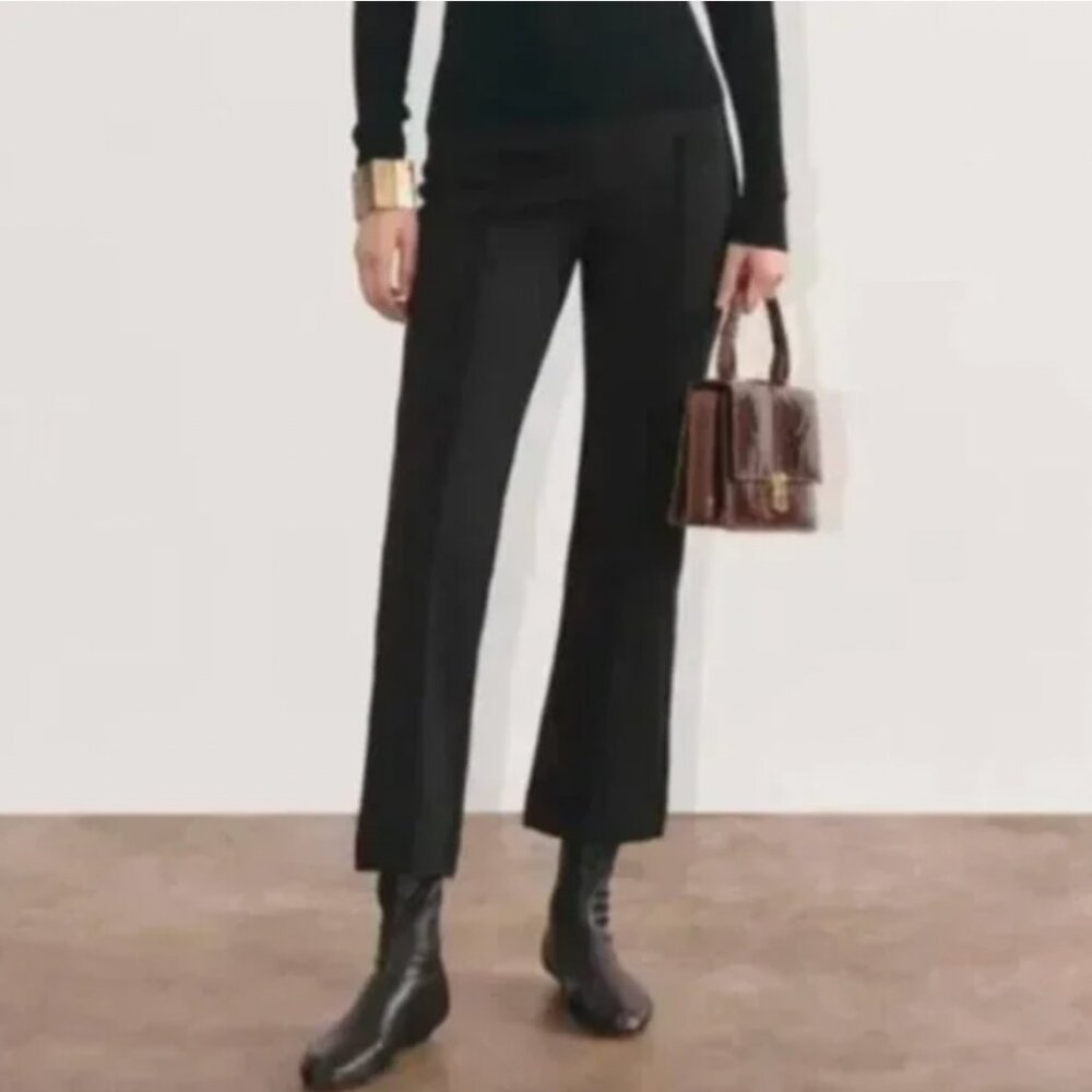 NWT Everlane The Dream Kick Flare Pant Womens XS Black